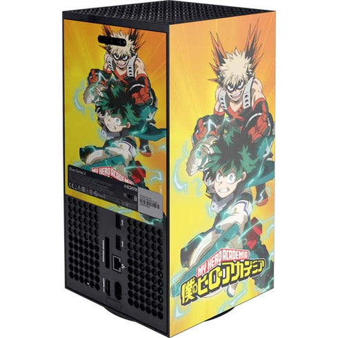 My Hero Academia Deku and Bakugo Season 5 XBox Series X Digital Edition Console Skin